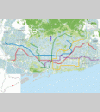 Situació de les línies de TMB a l'àrea de Barcelona