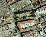 Foto a�ria de l'estaci� d'Almeda (foto: ICC)
