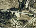 Fotografia a�ria de l'estaci� de La Beguda (foto: ICC)