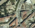 Fotografia a�ria de l'estaci� de Manresa-Viladordis (foto: ICC)