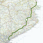 Situaci� de l'estaci� de Girona a la l�nia 02