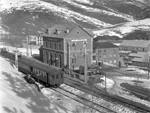Tren a l'estació antiga de La Molina. Font: Arxiu Cuyàs (ICC)