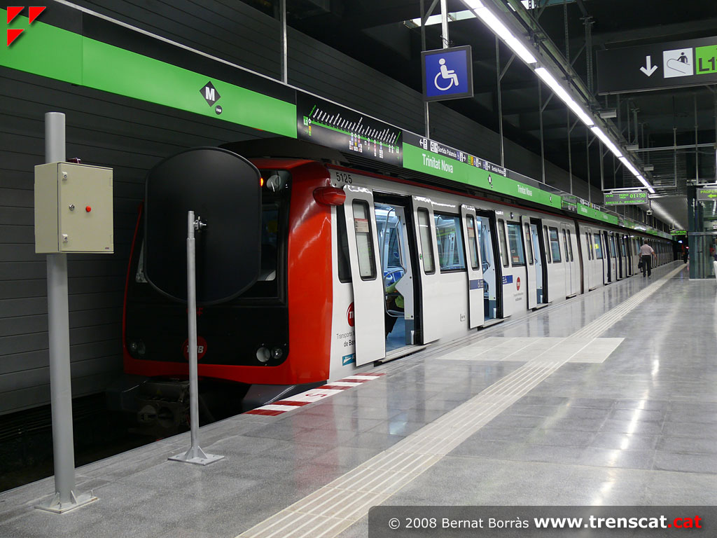 el metro de Barcelona - línia L3 - Trinitat Nova